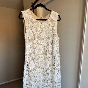 Dress Barn White lace dress